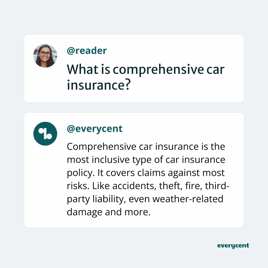 What Is Comprehensive Car Insurance?
